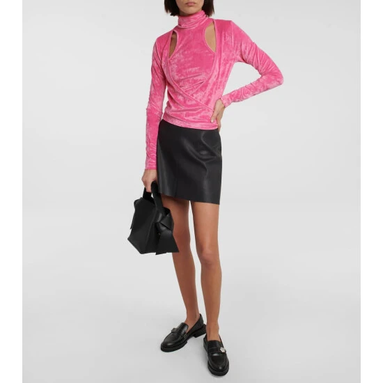 unnamed-file-107.jpg Ganni Cutout Wrap Velvet Top -Ganni Shop unnamed file 107