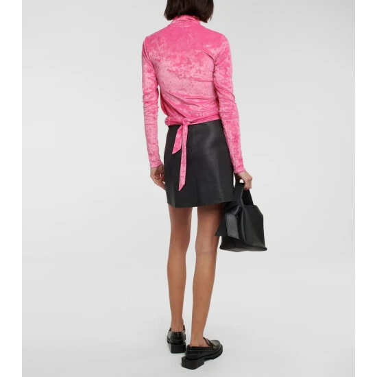 unnamed-file-108.jpg Ganni Cutout Wrap Velvet Top -Ganni Shop unnamed file 108