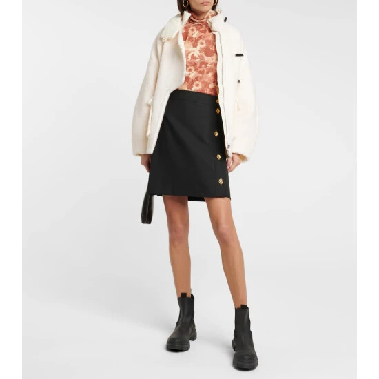 Ganni Floral Turtleneck Top