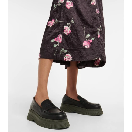 Ganni Creepers Wallaby Leather Loafer - Image 3