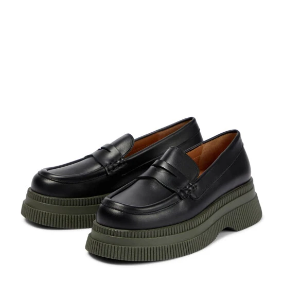 Ganni Creepers Wallaby Leather Loafer - Image 4