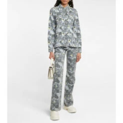 Ganni Printed Flare Jeans