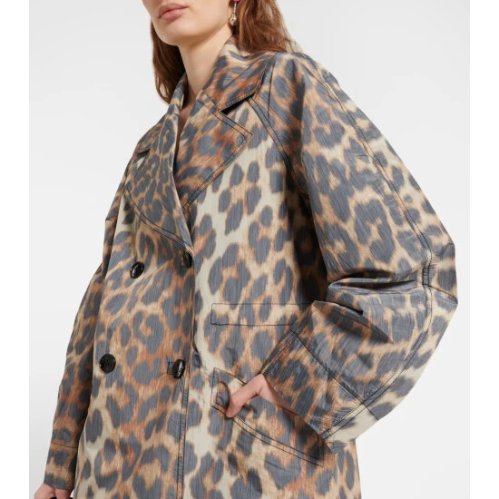 Ganni Leopard-print Coat - Image 3