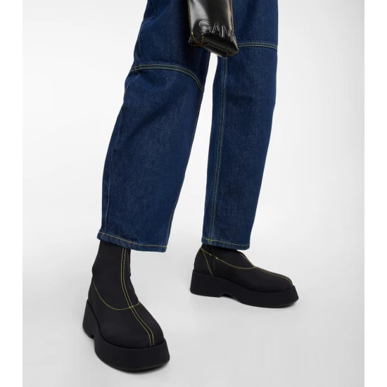 Ganni Sock Ankle Boots - Image 3