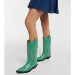 Ganni Leather Cowboy Boots -Ganni Shop unnamed file 201