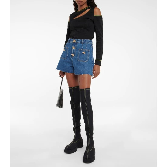 Ganni Over-the-knee Sock Boots