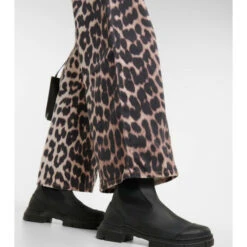 Ganni Leopard-print Wide-leg Jeans -Ganni Shop unnamed file 309