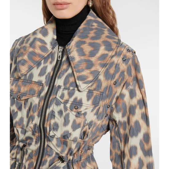 Ganni Leopard-print Jacket - Image 3