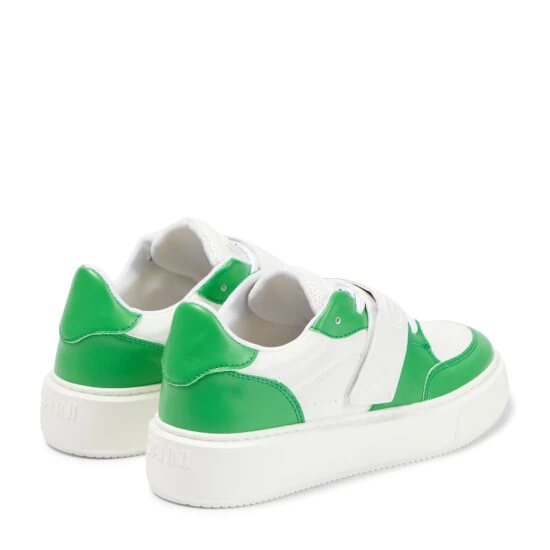 Ganni Faux Leather Sneakers - Image 2