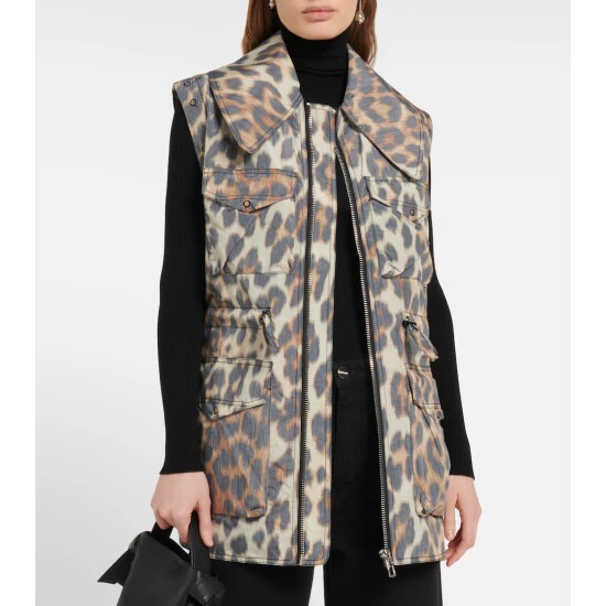 Ganni Leopard-print Jacket - Image 5