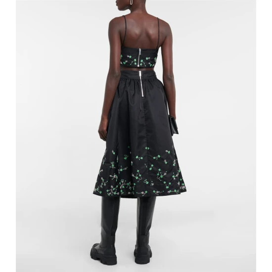 Ganni Beaded Midi Skirt - Image 2