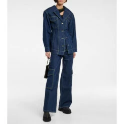 Ganni Angi High-rise Wide-leg Jeans