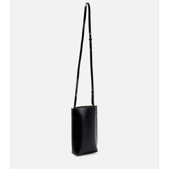 Ganni Banner Small Leather Crossbody Bag - Image 3
