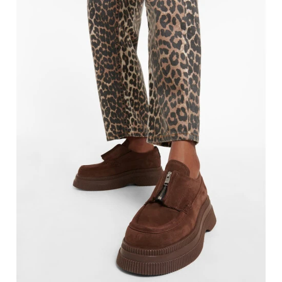Ganni Suede Loafers - Image 3