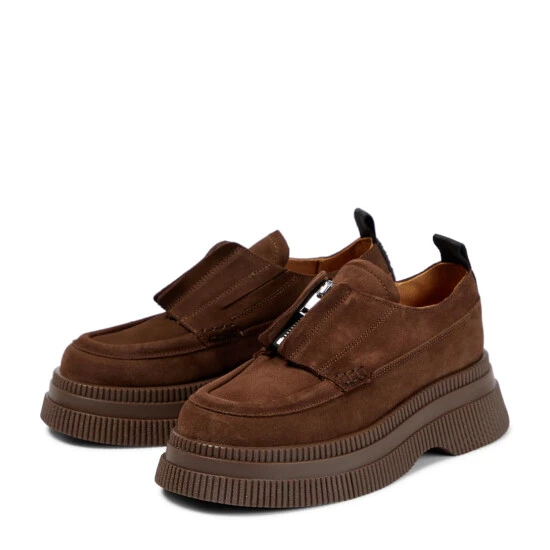 Ganni Suede Loafers - Image 4