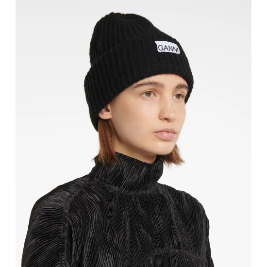 unnamed-file-417.jpg Ganni Wool-blend Beanie -Ganni Shop unnamed file 417