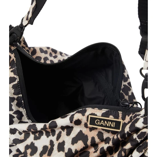 Ganni Leopard-print Shoulder Bag - Image 2
