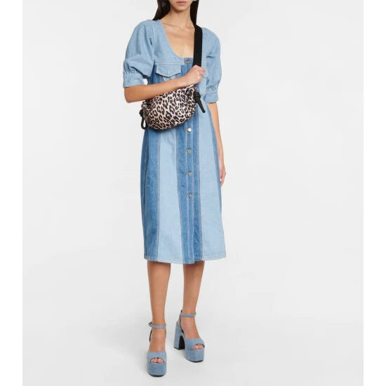 Ganni Leopard-print Shoulder Bag - Image 4