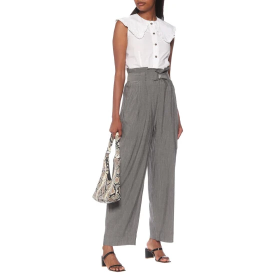 Ganni Cotton-poplin Blouse