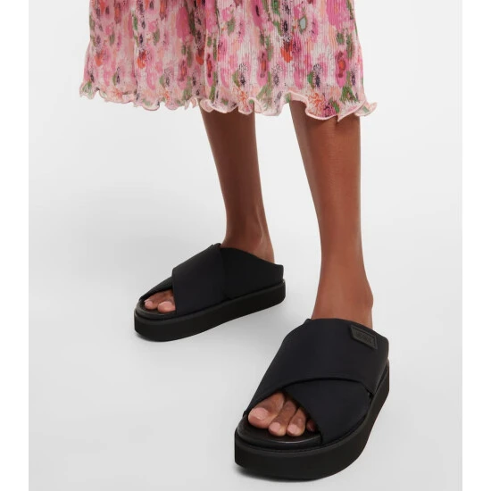 Ganni Crossover Platform Sandals - Image 3