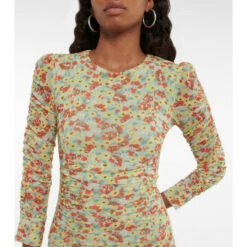 Ganni Ruched Floral Minidress -Ganni Shop unnamed file 531