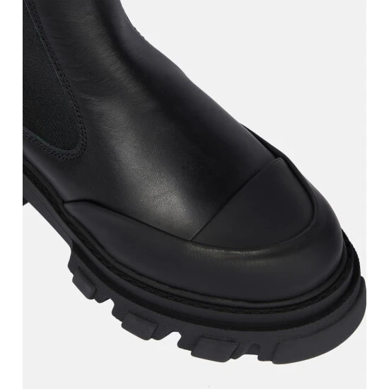 Ganni Leather Knee-high Boots - Image 5