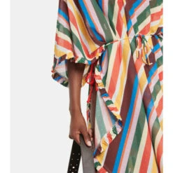 Ganni Striped Chiffon Maxi Dress -Ganni Shop unnamed file 652