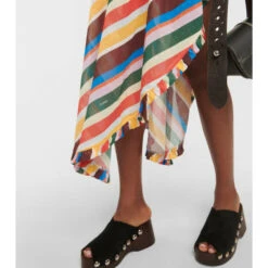 Ganni Striped Chiffon Maxi Dress -Ganni Shop unnamed file 653