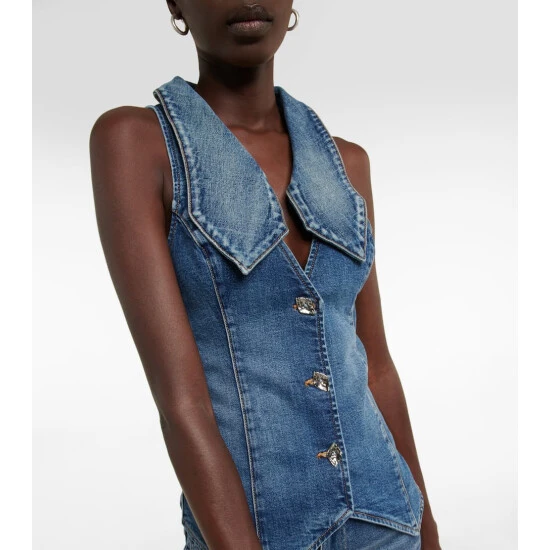 Ganni Denim Vest - Image 3
