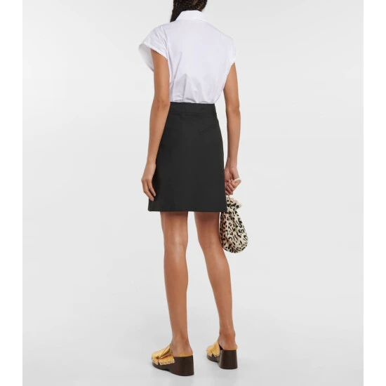 Ganni Asymmetric A-line Miniskirt - Image 2