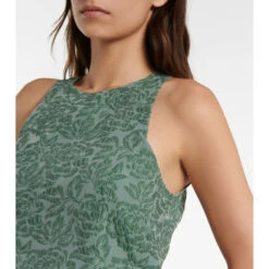 Ganni Embellished Jacquard Organza Top -Ganni Shop unnamed file 724