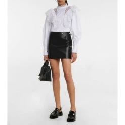 Ganni Slingback Patent Leather Loafers