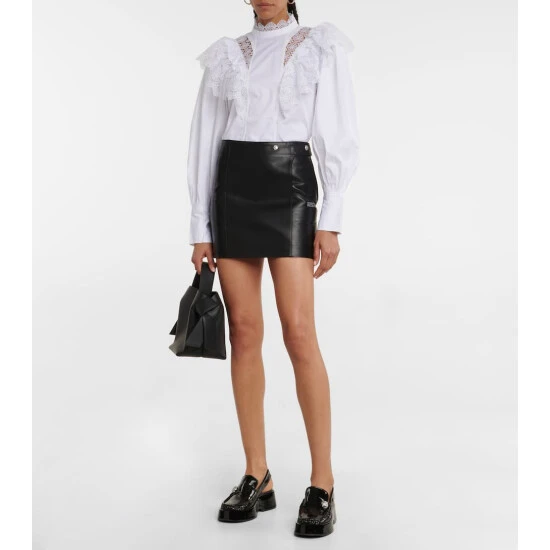 Ganni Slingback Patent Leather Loafers