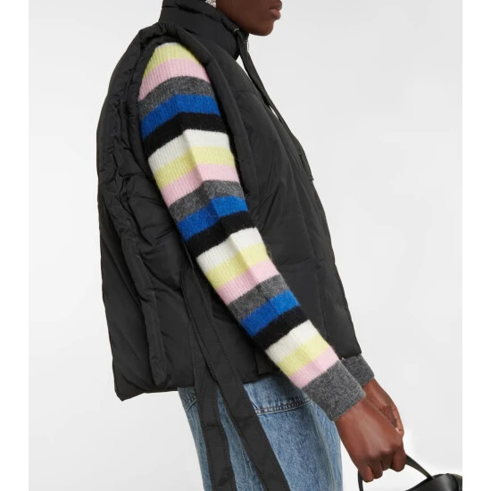Ganni Tie Puffer Vest - Image 4
