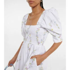 Ganni Floral Cotton Poplin Minidress -Ganni Shop unnamed file 833