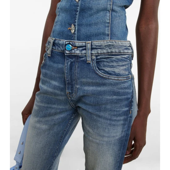 Ganni Iry Low-rise Bootcut Jeans - Image 3