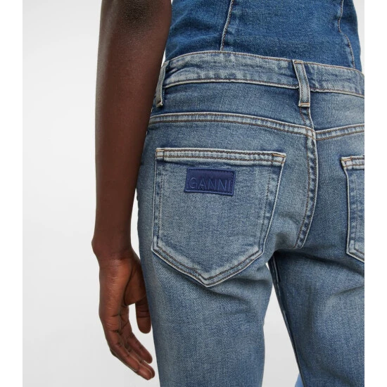 Ganni Iry Low-rise Bootcut Jeans - Image 4