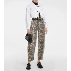 Ganni Cropped Denim Jacket