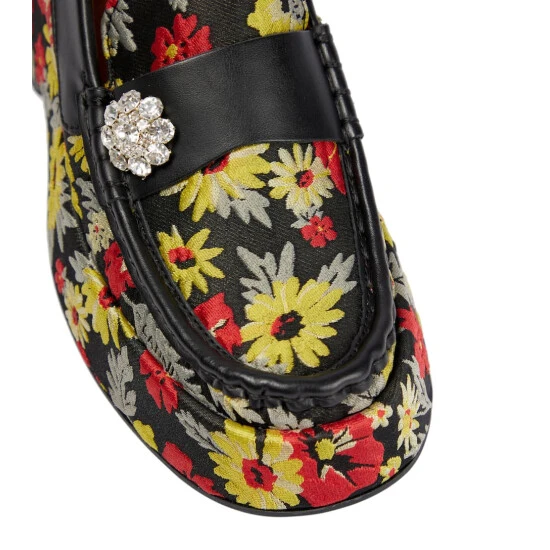 Ganni Retro Jewel Flatform Loafers - Image 5