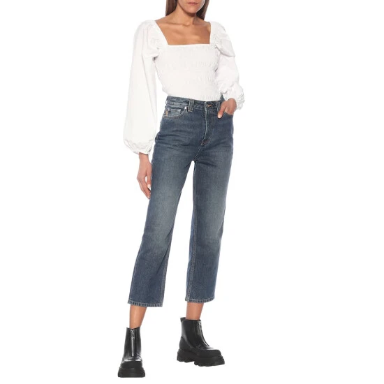 Ganni High-rise Straight Jeans