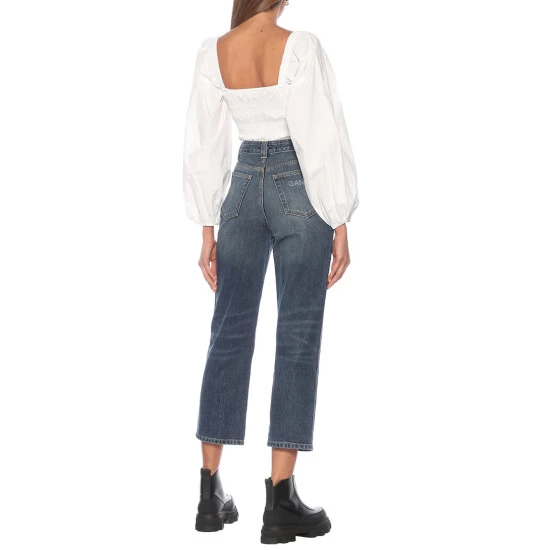 Ganni High-rise Straight Jeans - Image 2
