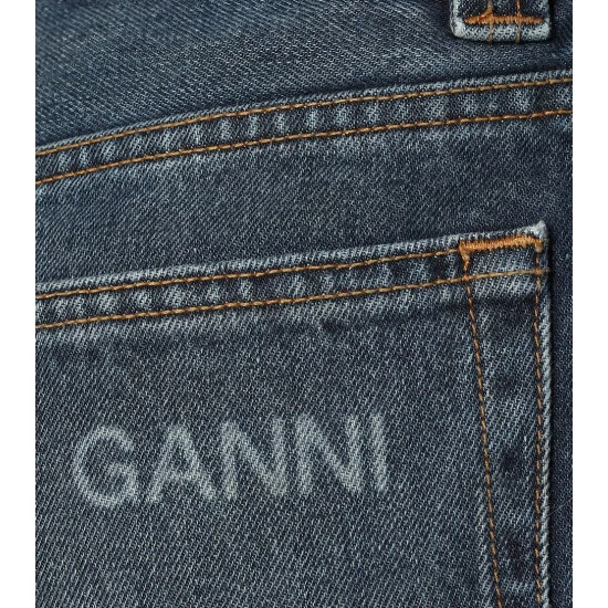 Ganni High-rise Straight Jeans - Image 3