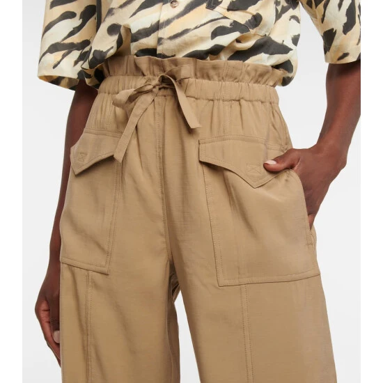 Ganni High-rise Tapered Pants - Image 3