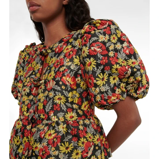 Ganni Floral Top - Image 3