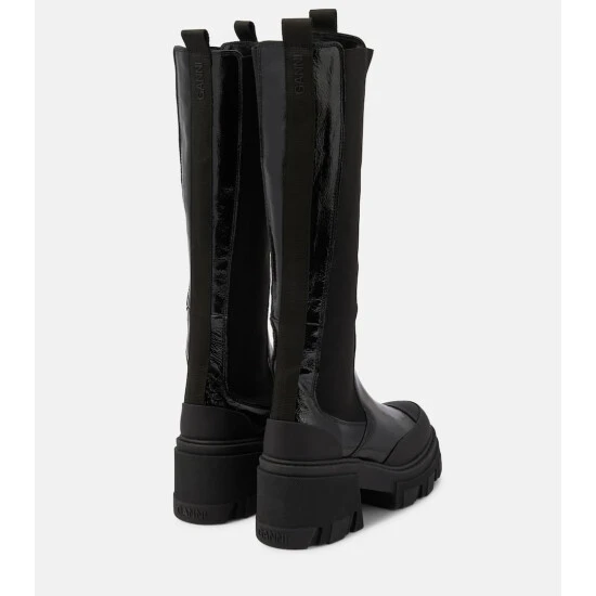 unnamed-file-958.jpg Ganni Knee-high Leather Chelsea Boots -Ganni Shop unnamed file 958