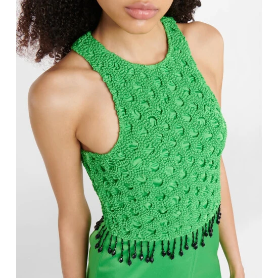 Ganni Halterneck Satin Midi Dress - Image 3