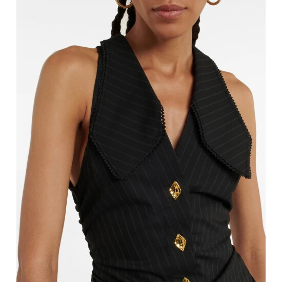 Ganni Striped Vest - Image 3