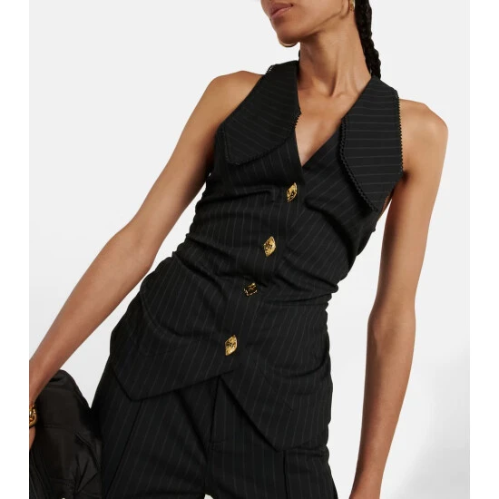 Ganni Striped Vest - Image 4