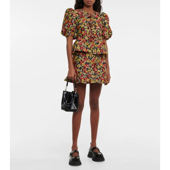 Ganni Diamond Leather Shoulder Bag - Image 4